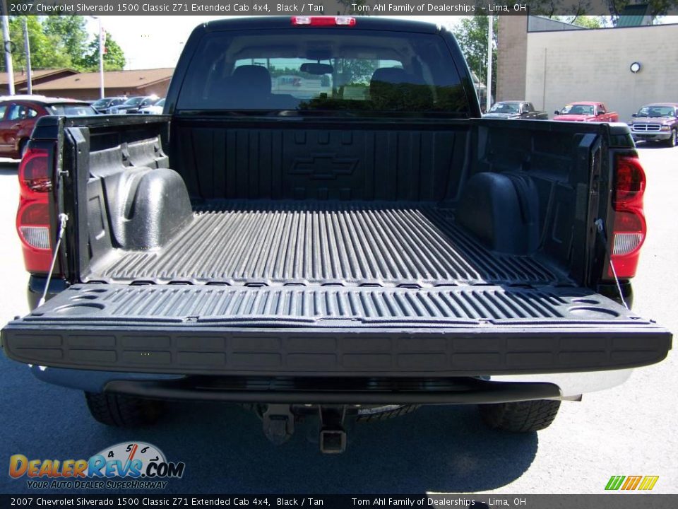 2007 Chevrolet Silverado 1500 Classic Z71 Extended Cab 4x4 Black / Tan Photo #7