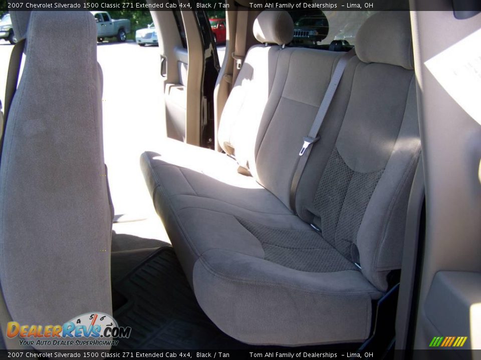 2007 Chevrolet Silverado 1500 Classic Z71 Extended Cab 4x4 Black / Tan Photo #11