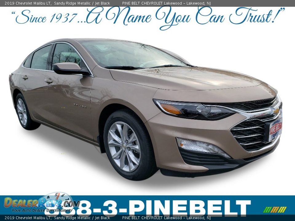 2019 Chevrolet Malibu LT Sandy Ridge Metallic / Jet Black Photo #1