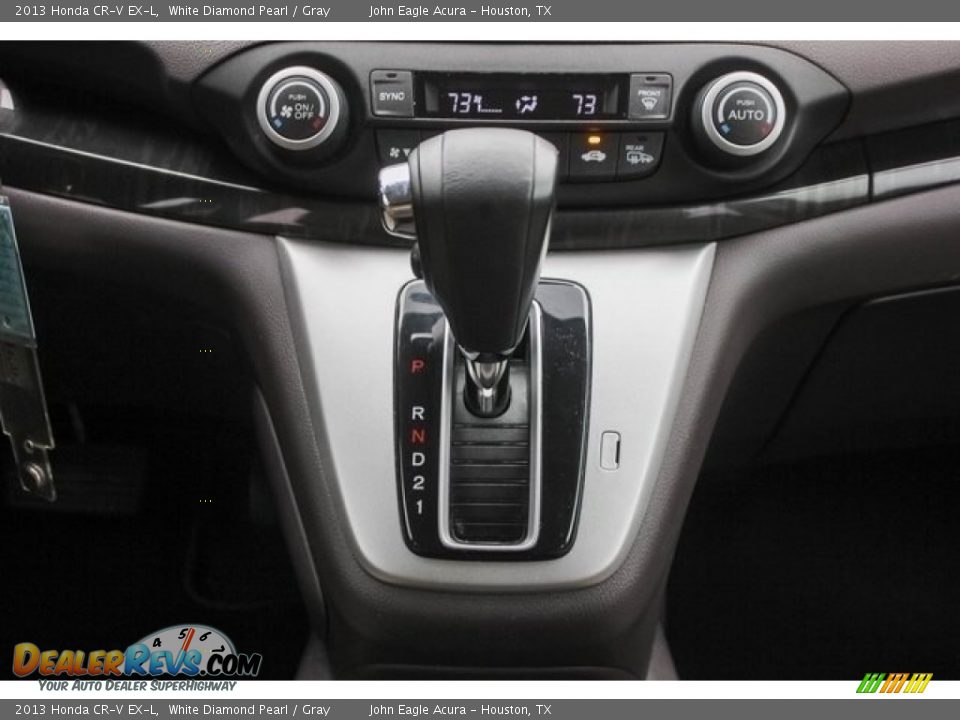 2013 Honda CR-V EX-L White Diamond Pearl / Gray Photo #32