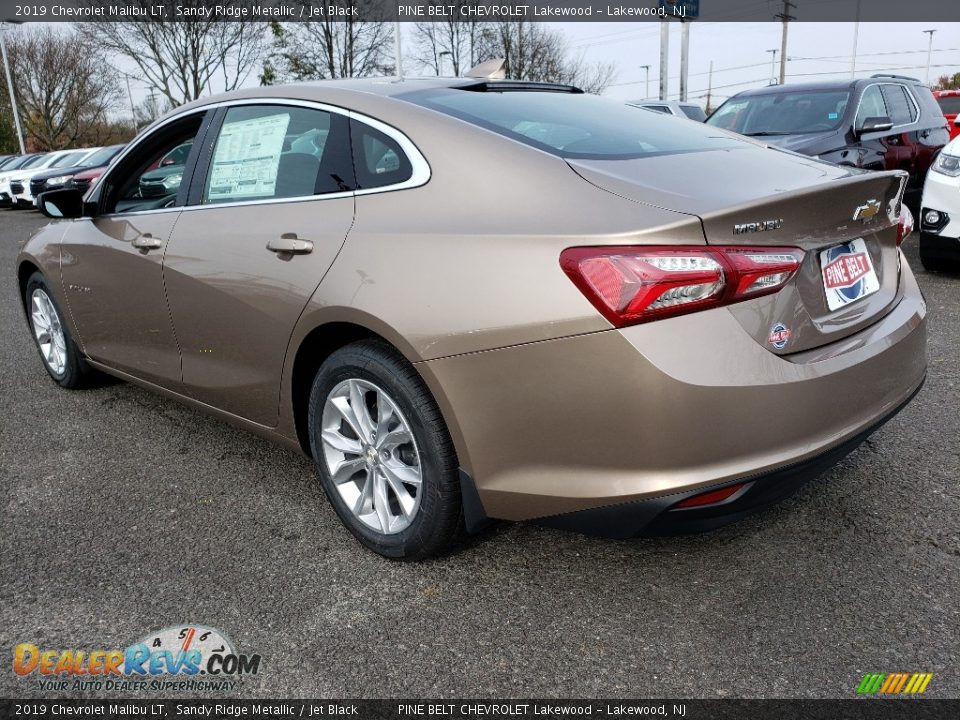 2019 Chevrolet Malibu LT Sandy Ridge Metallic / Jet Black Photo #4