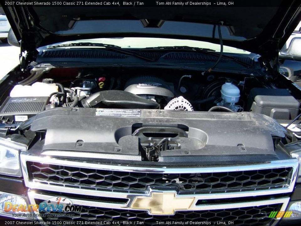 2007 Chevrolet Silverado 1500 Classic Z71 Extended Cab 4x4 Black / Tan Photo #15