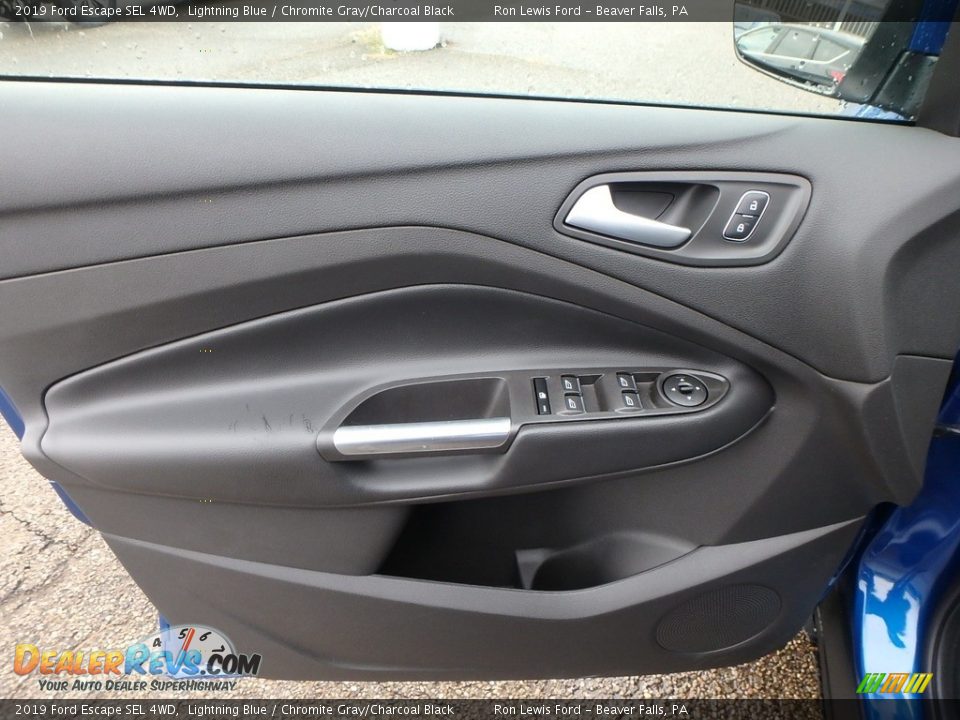 2019 Ford Escape SEL 4WD Lightning Blue / Chromite Gray/Charcoal Black Photo #14