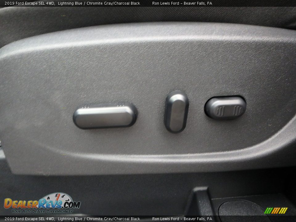 2019 Ford Escape SEL 4WD Lightning Blue / Chromite Gray/Charcoal Black Photo #16