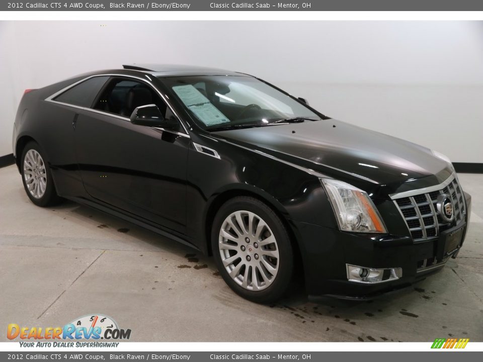 2012 Cadillac CTS 4 AWD Coupe Black Raven / Ebony/Ebony Photo 1