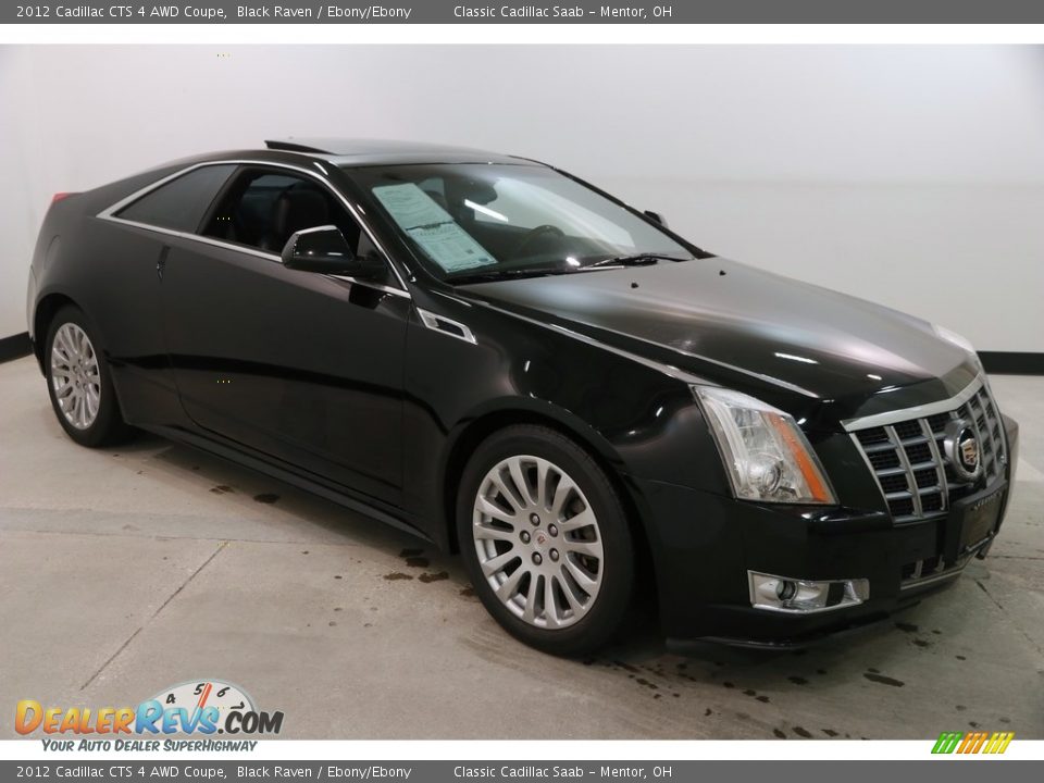 2012 Cadillac CTS 4 AWD Coupe Black Raven / Ebony/Ebony Photo #1