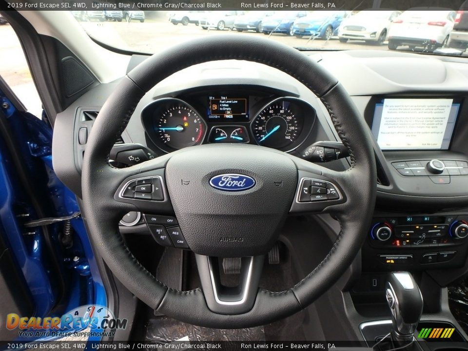 2019 Ford Escape SEL 4WD Steering Wheel Photo #17