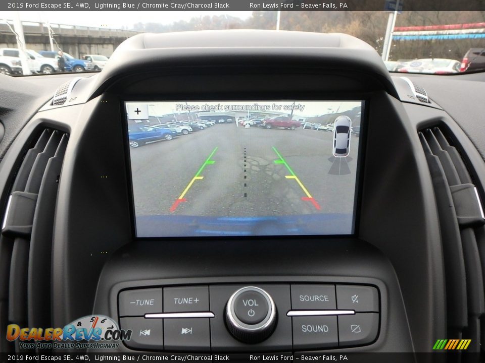 2019 Ford Escape SEL 4WD Lightning Blue / Chromite Gray/Charcoal Black Photo #20