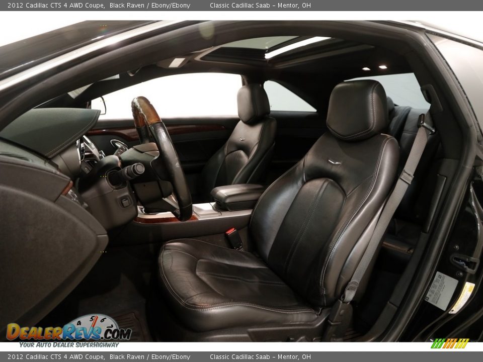 2012 Cadillac CTS 4 AWD Coupe Black Raven / Ebony/Ebony Photo #6