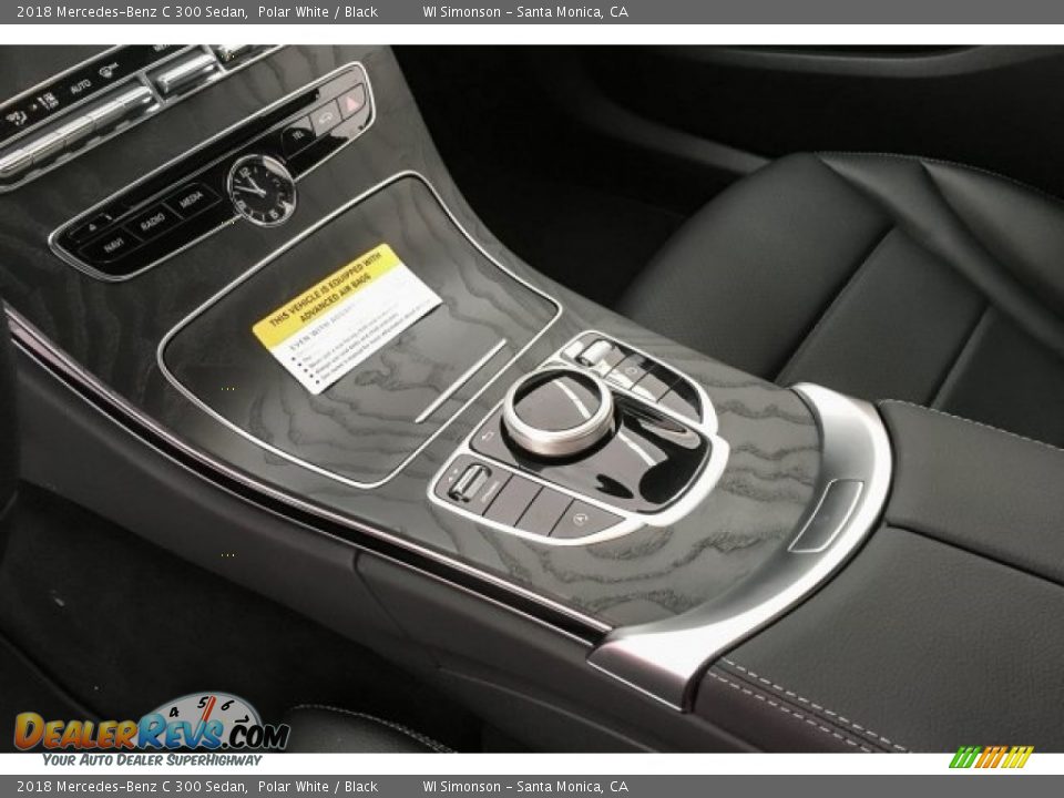 2018 Mercedes-Benz C 300 Sedan Polar White / Black Photo #7