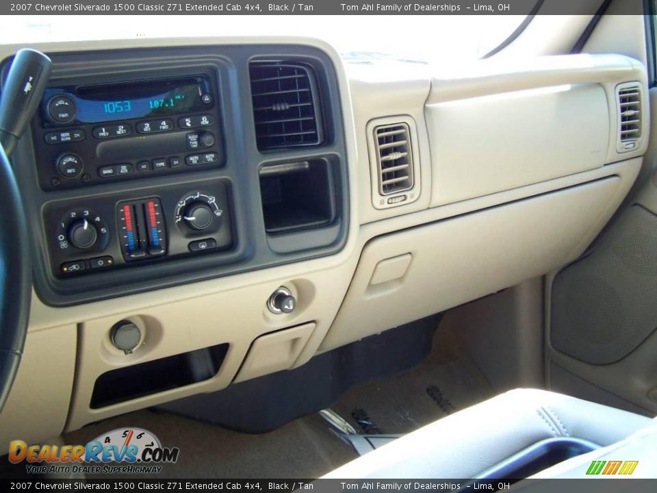 2007 Chevrolet Silverado 1500 Classic Z71 Extended Cab 4x4 Black / Tan Photo #18