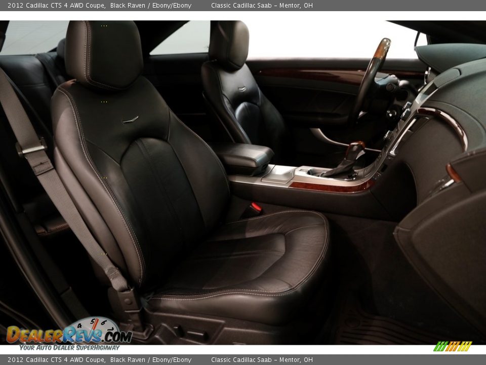 2012 Cadillac CTS 4 AWD Coupe Black Raven / Ebony/Ebony Photo #19