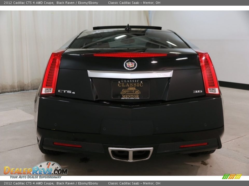 2012 Cadillac CTS 4 AWD Coupe Black Raven / Ebony/Ebony Photo #22