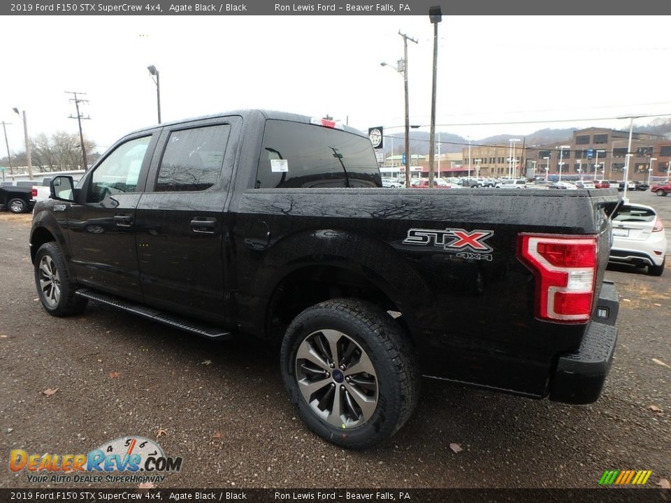 2019 Ford F150 STX SuperCrew 4x4 Agate Black / Black Photo #4