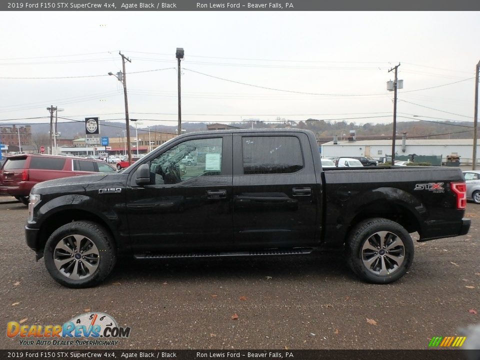 Agate Black 2019 Ford F150 STX SuperCrew 4x4 Photo #5