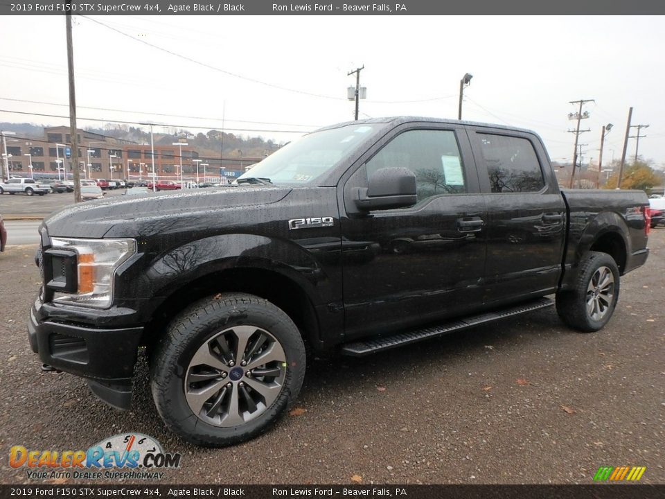 2019 Ford F150 STX SuperCrew 4x4 Agate Black / Black Photo #6