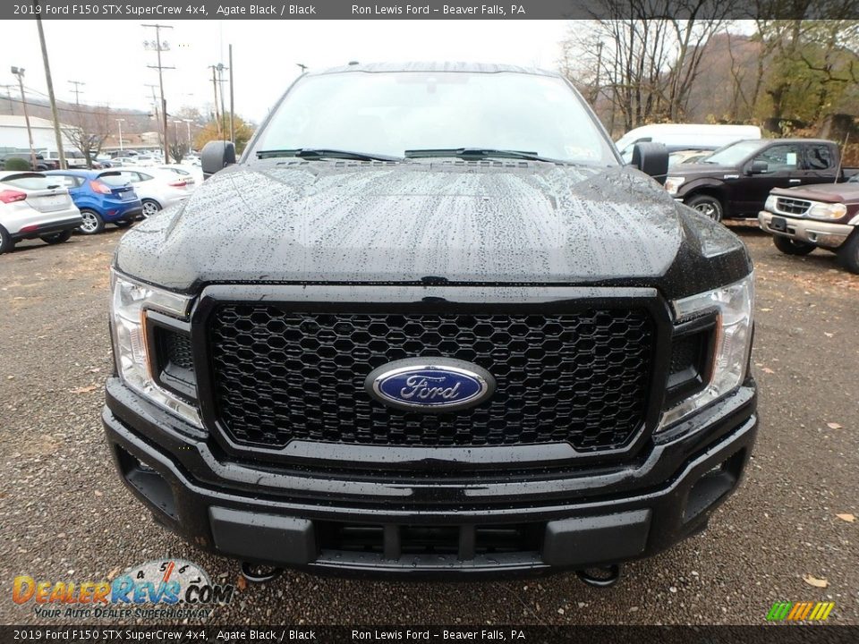 2019 Ford F150 STX SuperCrew 4x4 Agate Black / Black Photo #7