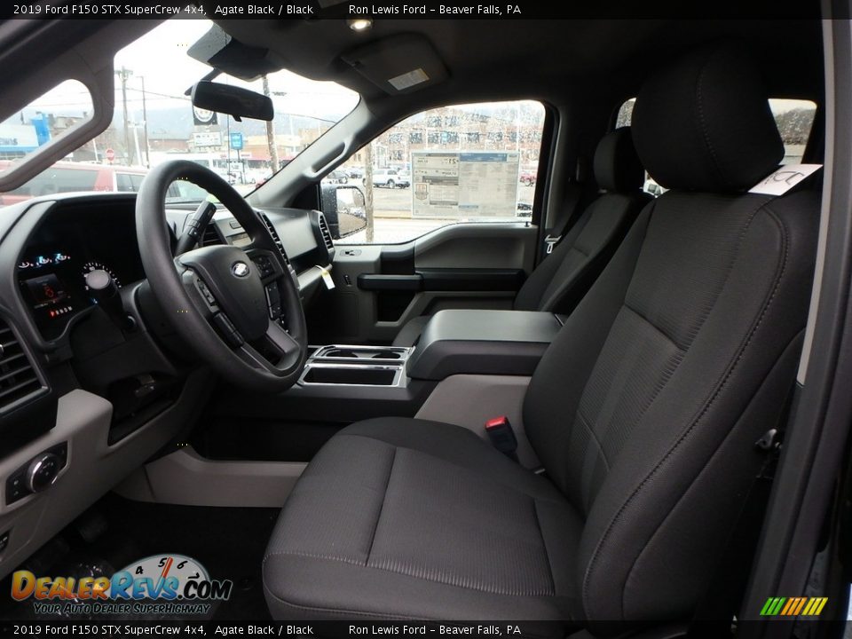 Front Seat of 2019 Ford F150 STX SuperCrew 4x4 Photo #10