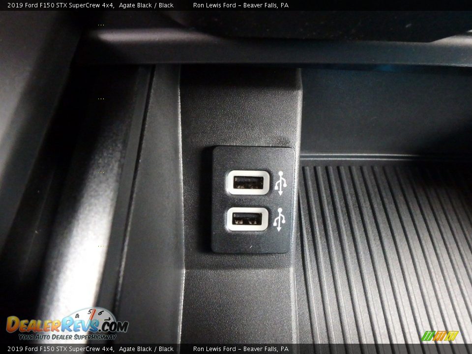 2019 Ford F150 STX SuperCrew 4x4 Agate Black / Black Photo #17