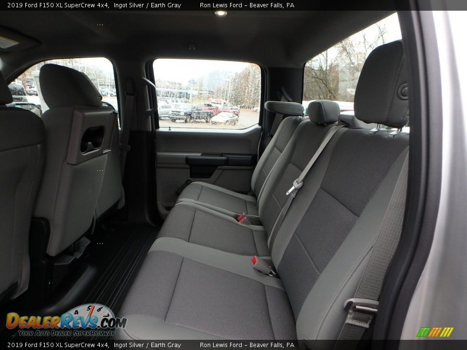 Rear Seat of 2019 Ford F150 XL SuperCrew 4x4 Photo #12