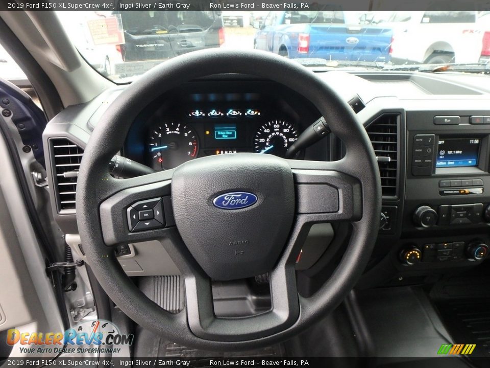 2019 Ford F150 XL SuperCrew 4x4 Steering Wheel Photo #16