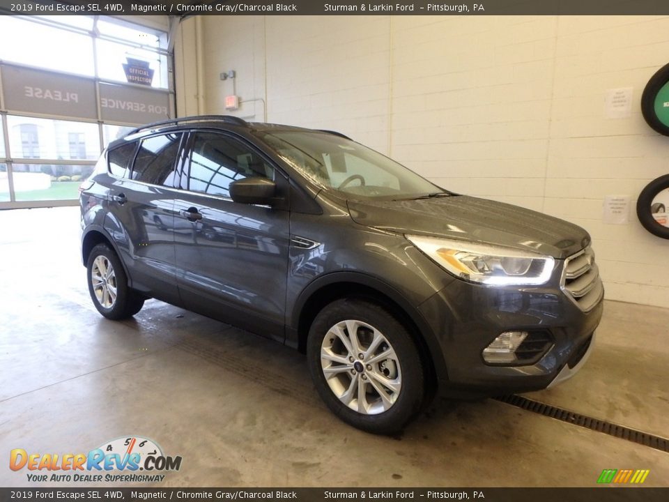 2019 Ford Escape SEL 4WD Magnetic / Chromite Gray/Charcoal Black Photo #1