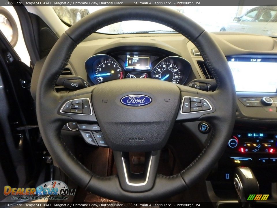 2019 Ford Escape SEL 4WD Magnetic / Chromite Gray/Charcoal Black Photo #14