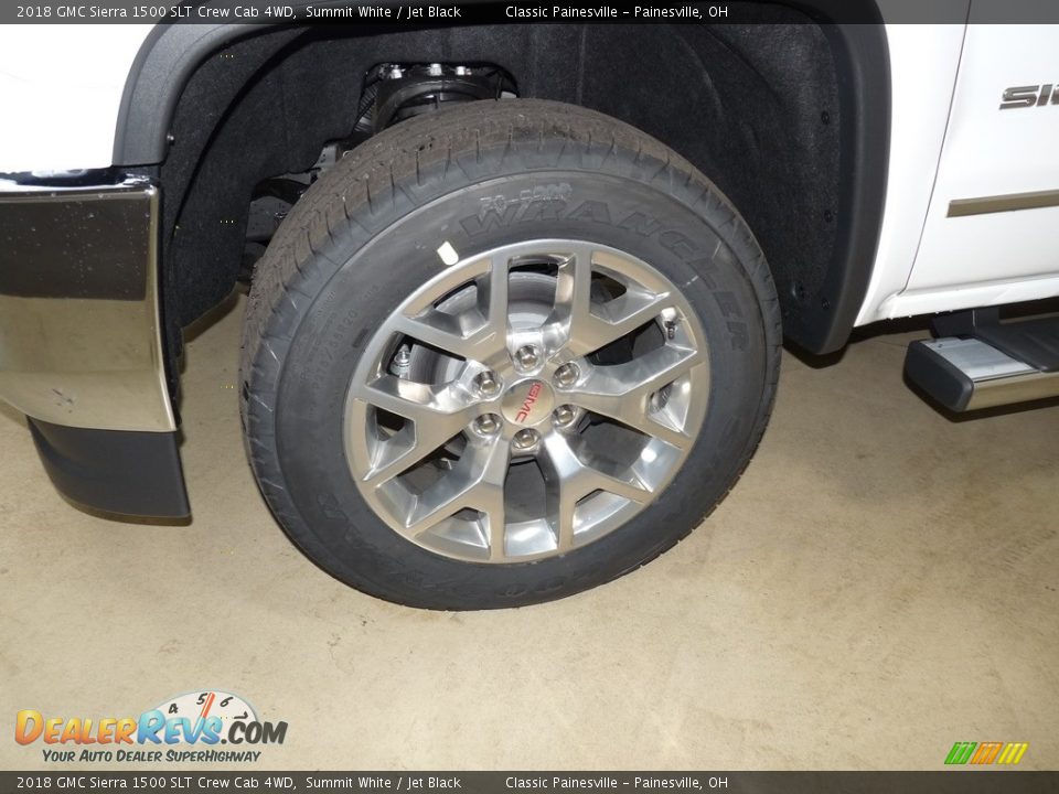 2018 GMC Sierra 1500 SLT Crew Cab 4WD Summit White / Jet Black Photo #5
