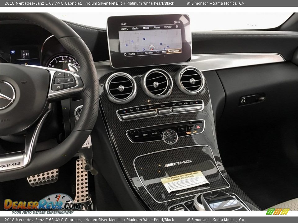 Controls of 2018 Mercedes-Benz C 63 AMG Cabriolet Photo #6