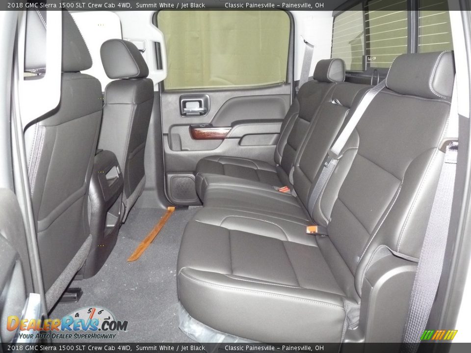 2018 GMC Sierra 1500 SLT Crew Cab 4WD Summit White / Jet Black Photo #7