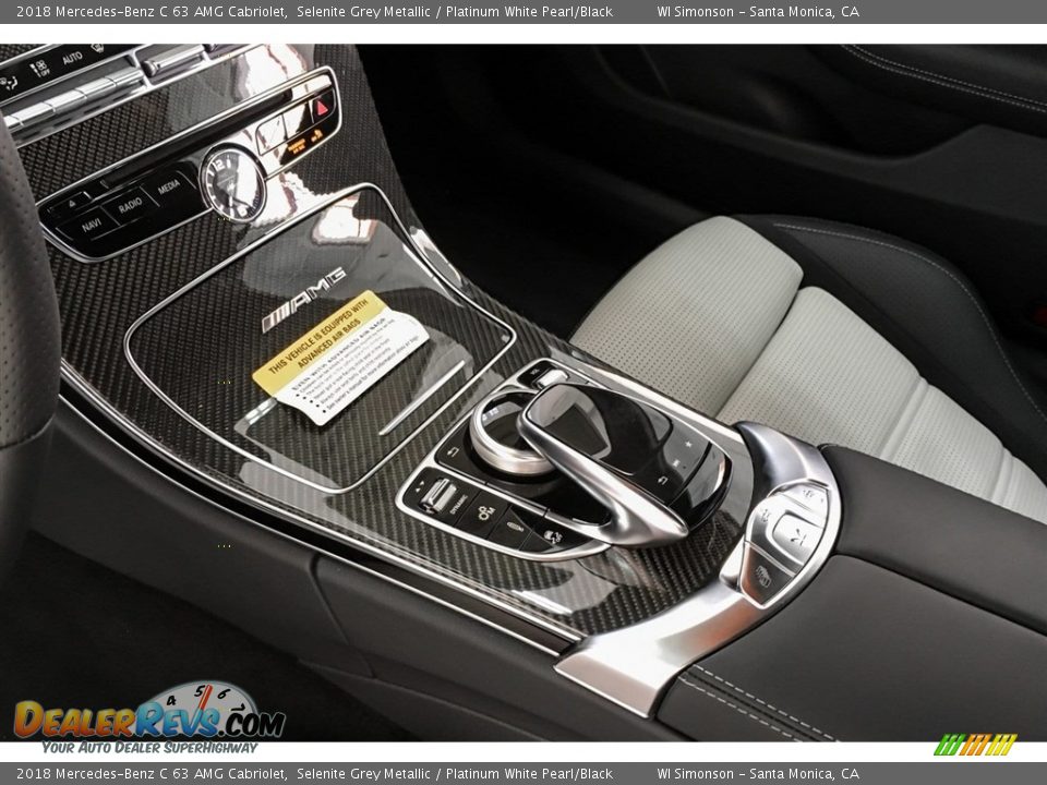 Controls of 2018 Mercedes-Benz C 63 AMG Cabriolet Photo #7