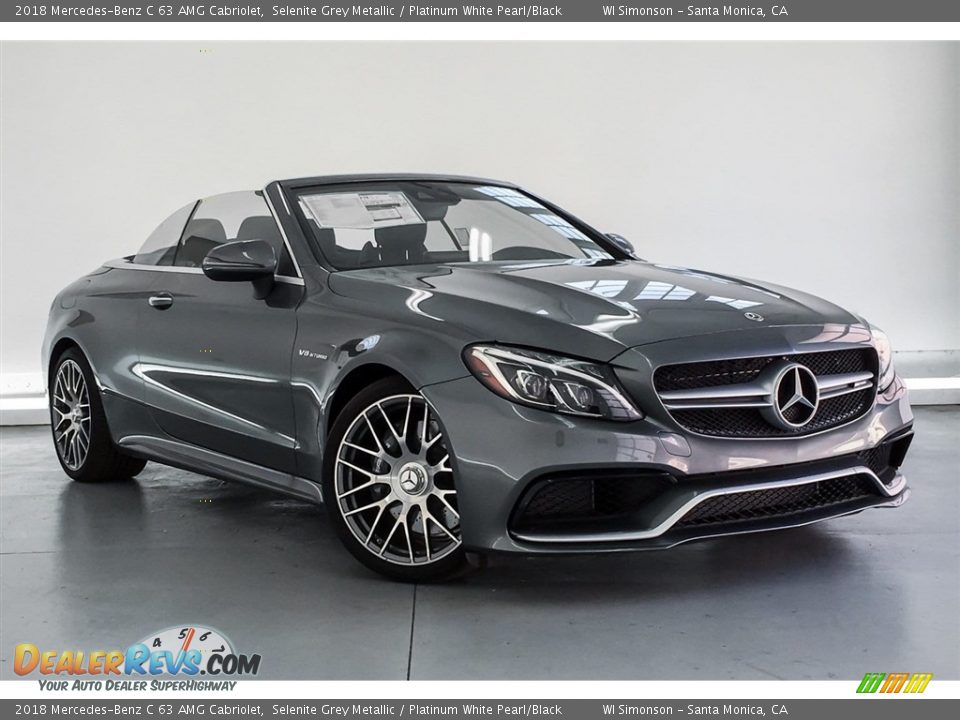 Front 3/4 View of 2018 Mercedes-Benz C 63 AMG Cabriolet Photo #12