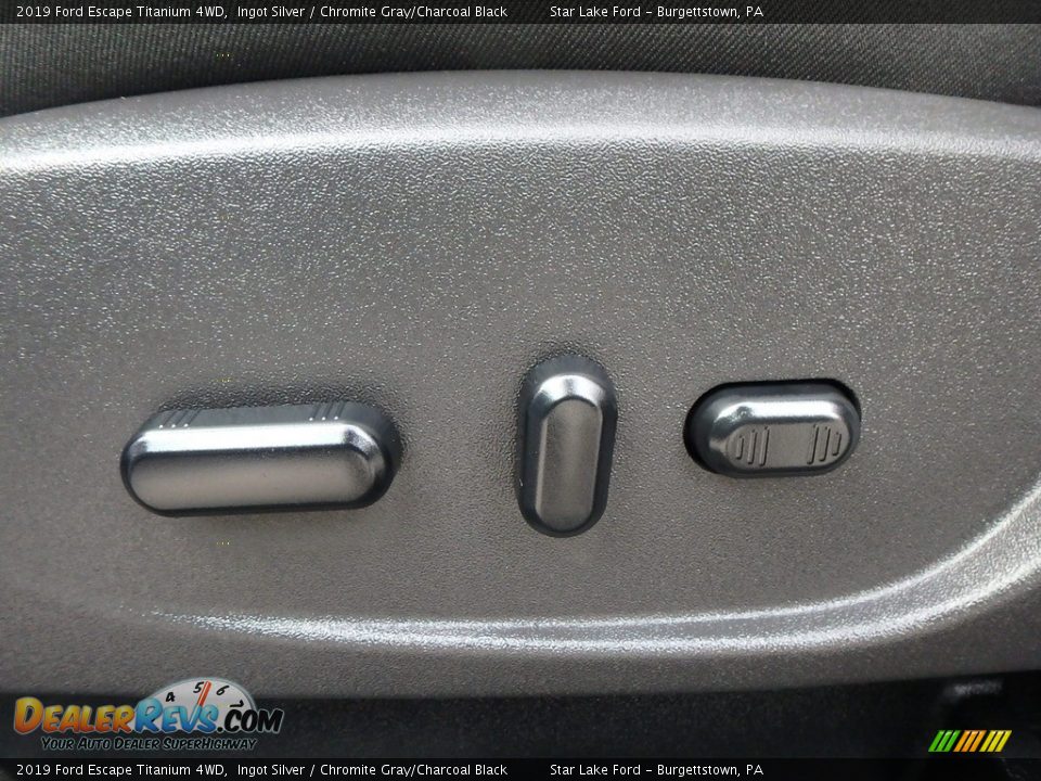 2019 Ford Escape Titanium 4WD Ingot Silver / Chromite Gray/Charcoal Black Photo #15