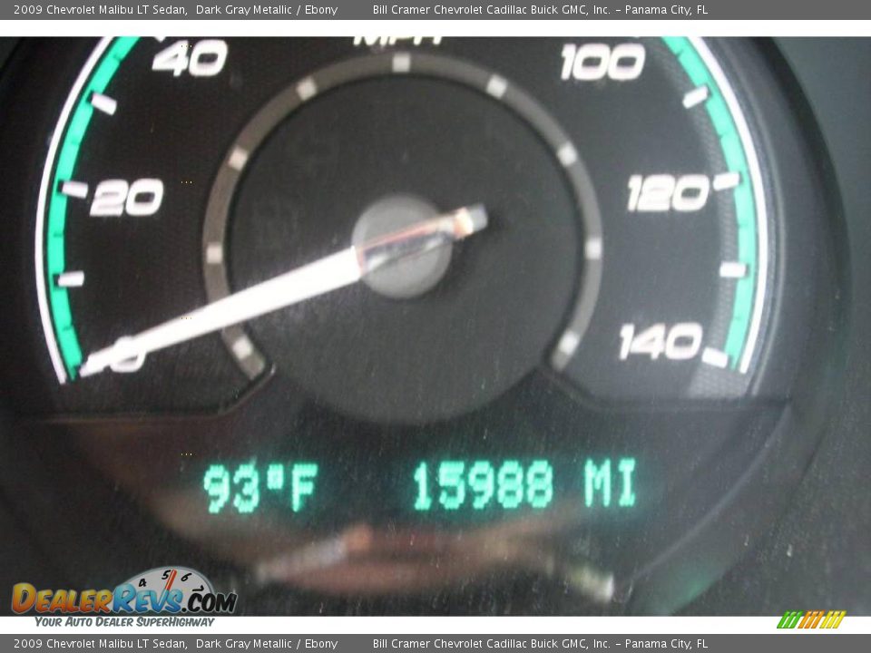 2009 Chevrolet Malibu LT Sedan Dark Gray Metallic / Ebony Photo #2