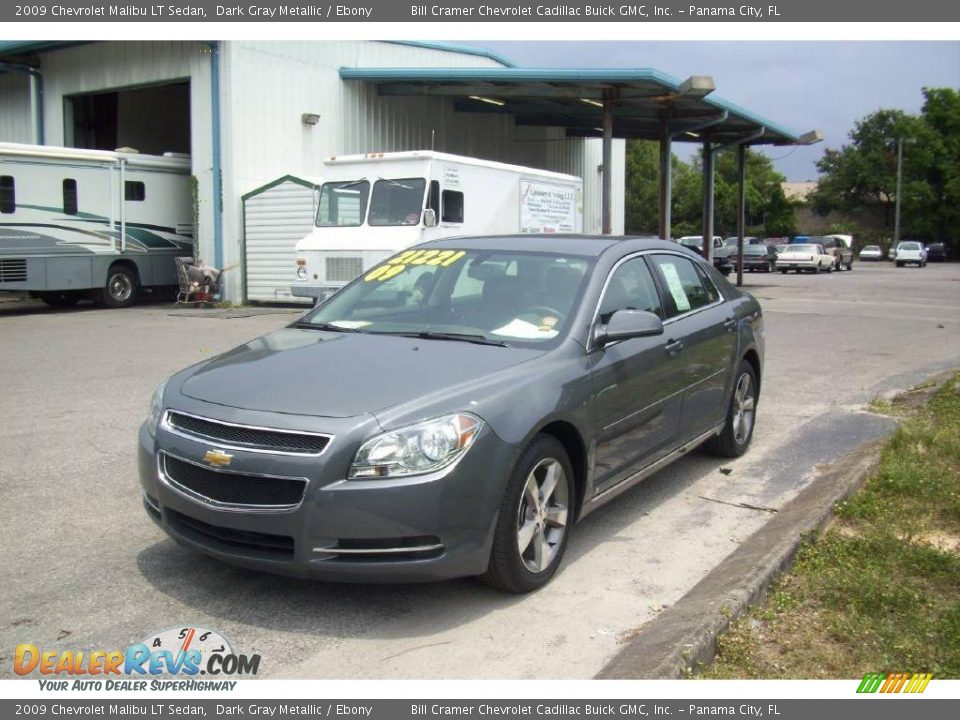 2009 Chevrolet Malibu LT Sedan Dark Gray Metallic / Ebony Photo #3