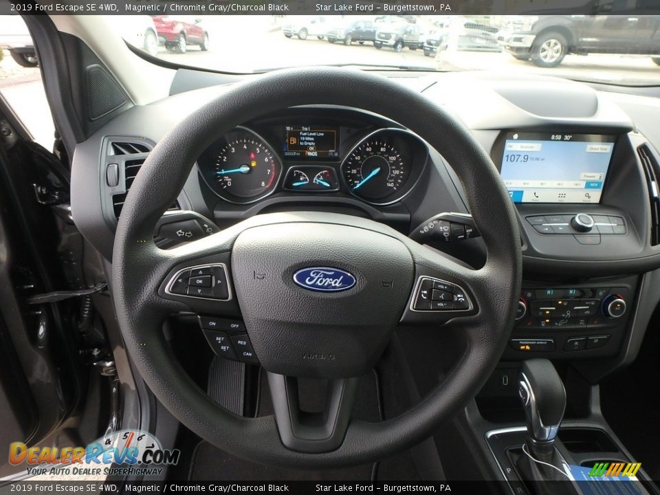 2019 Ford Escape SE 4WD Magnetic / Chromite Gray/Charcoal Black Photo #16