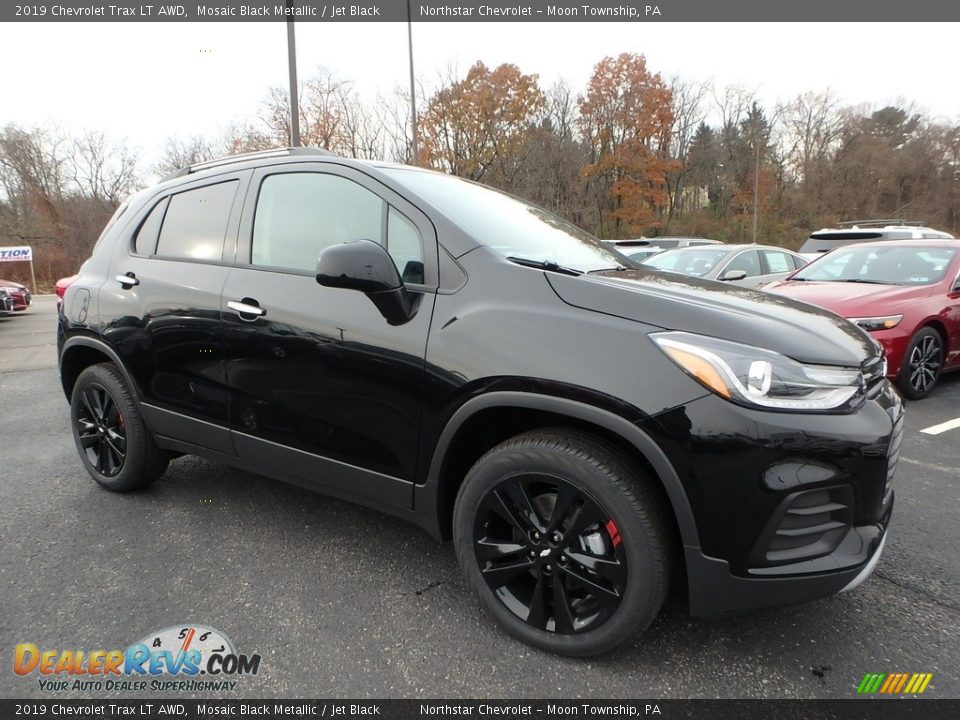2019 Chevrolet Trax LT AWD Mosaic Black Metallic / Jet Black Photo #3