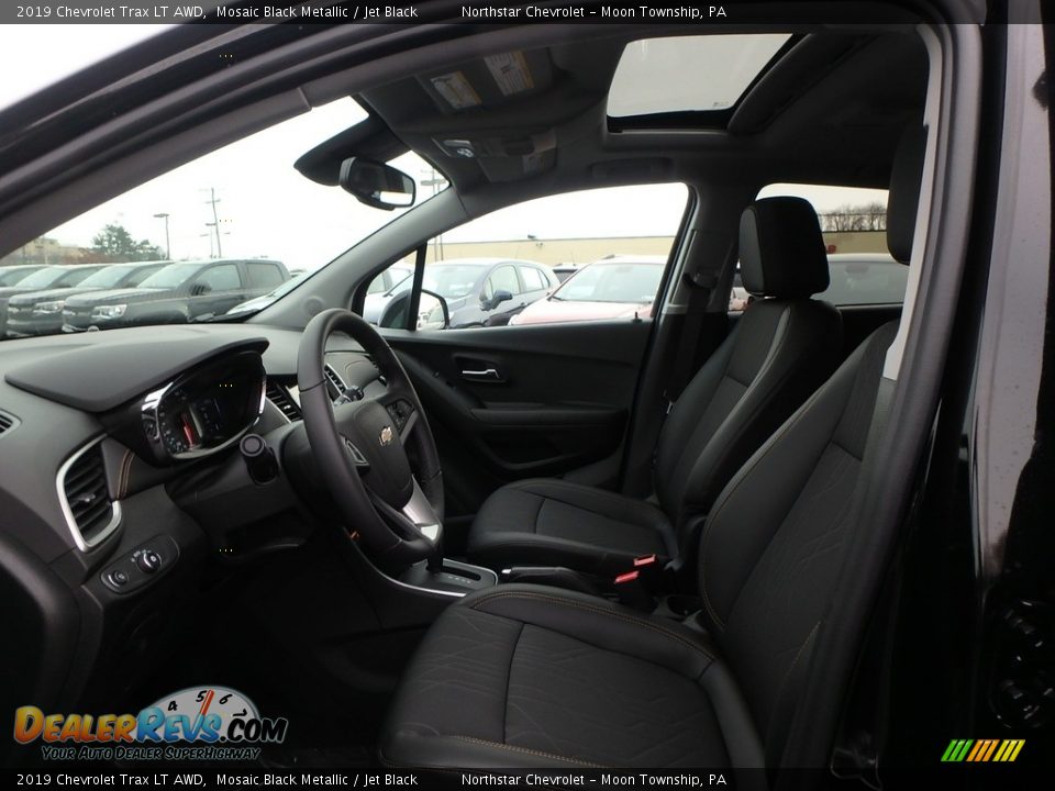 2019 Chevrolet Trax LT AWD Mosaic Black Metallic / Jet Black Photo #11