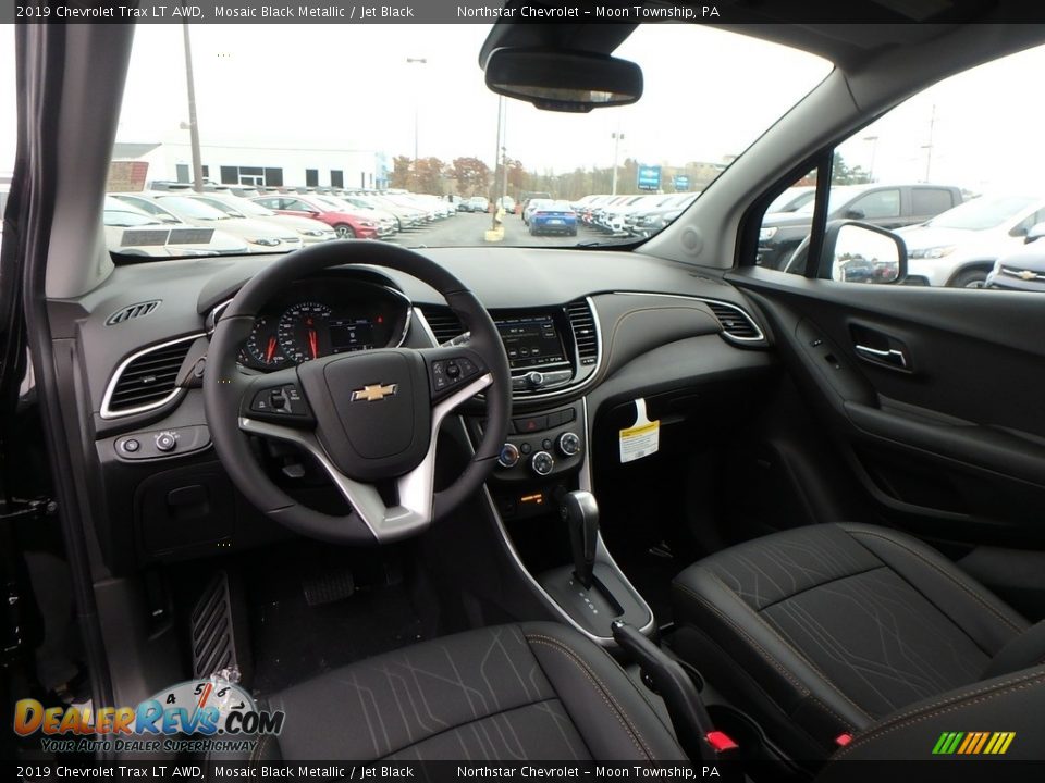 2019 Chevrolet Trax LT AWD Mosaic Black Metallic / Jet Black Photo #13