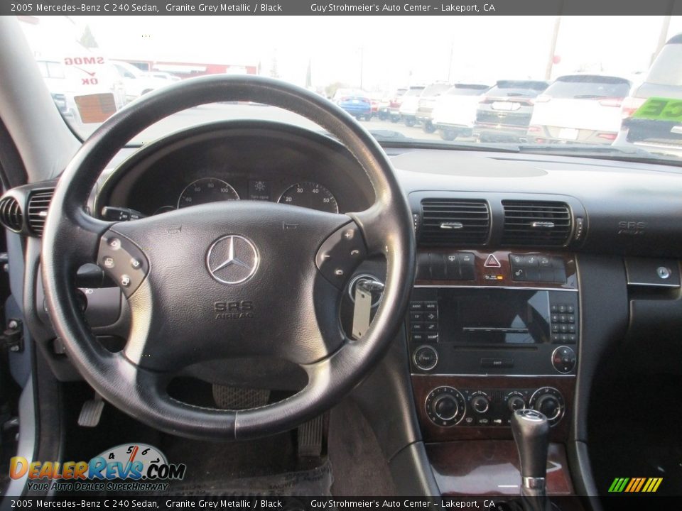 2005 Mercedes-Benz C 240 Sedan Granite Grey Metallic / Black Photo #9