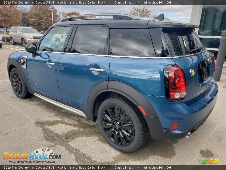 2019 Mini Countryman Cooper S E All4 Hybrid Island Blue / Carbon Black Photo #2
