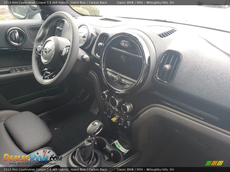 2019 Mini Countryman Cooper S E All4 Hybrid Island Blue / Carbon Black Photo #4