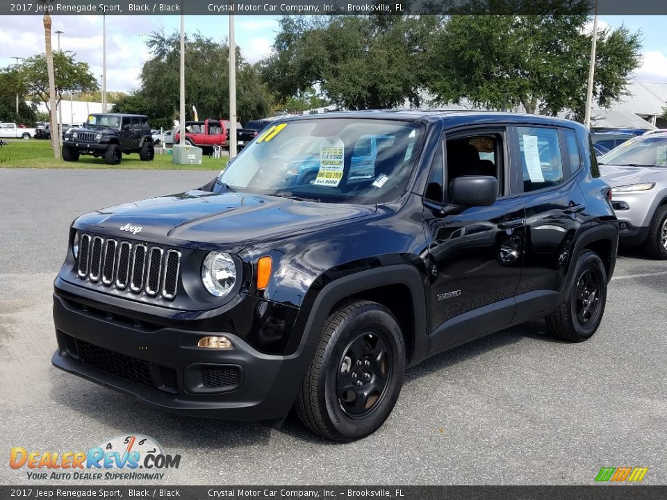 2017 Jeep Renegade Sport Black / Black Photo #1