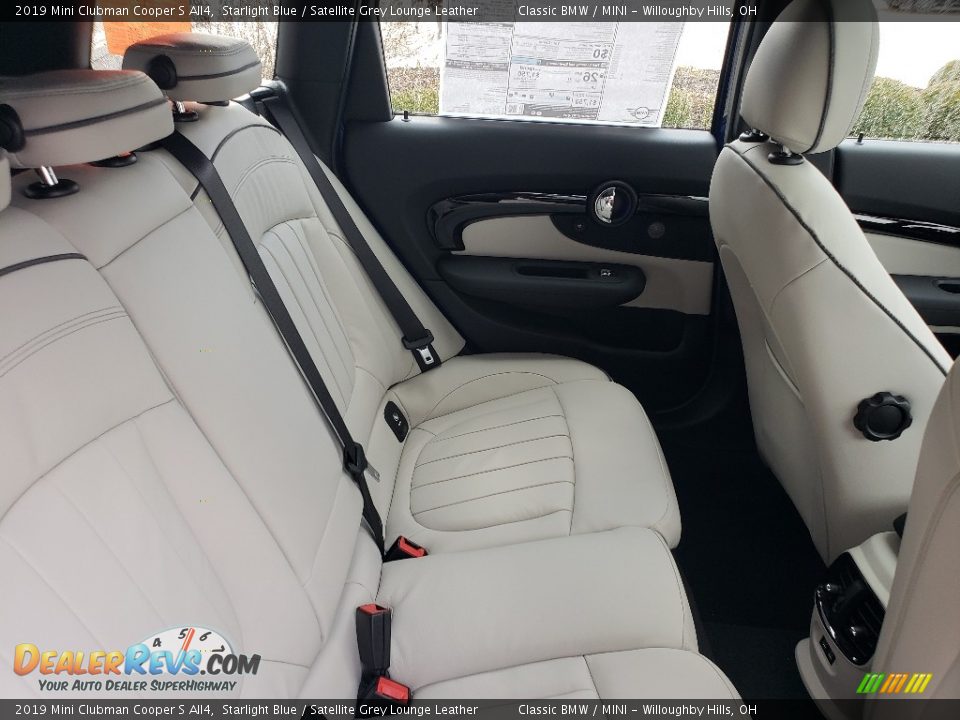 Rear Seat of 2019 Mini Clubman Cooper S All4 Photo #5