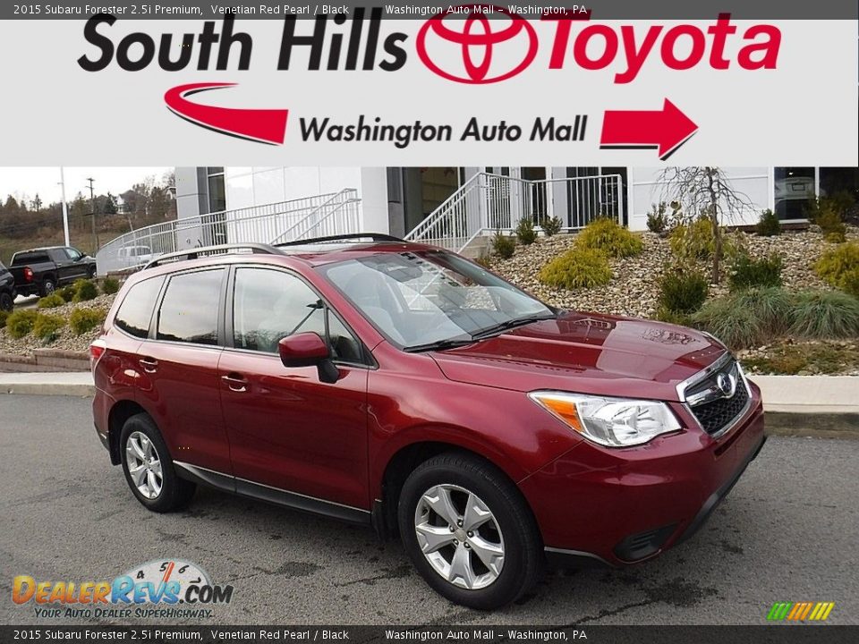 2015 Subaru Forester 2.5i Premium Venetian Red Pearl / Black Photo #1