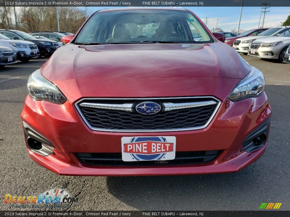 2019 Subaru Impreza 2.0i Premium 4-Door Crimson Red Pearl / Ivory Photo #2