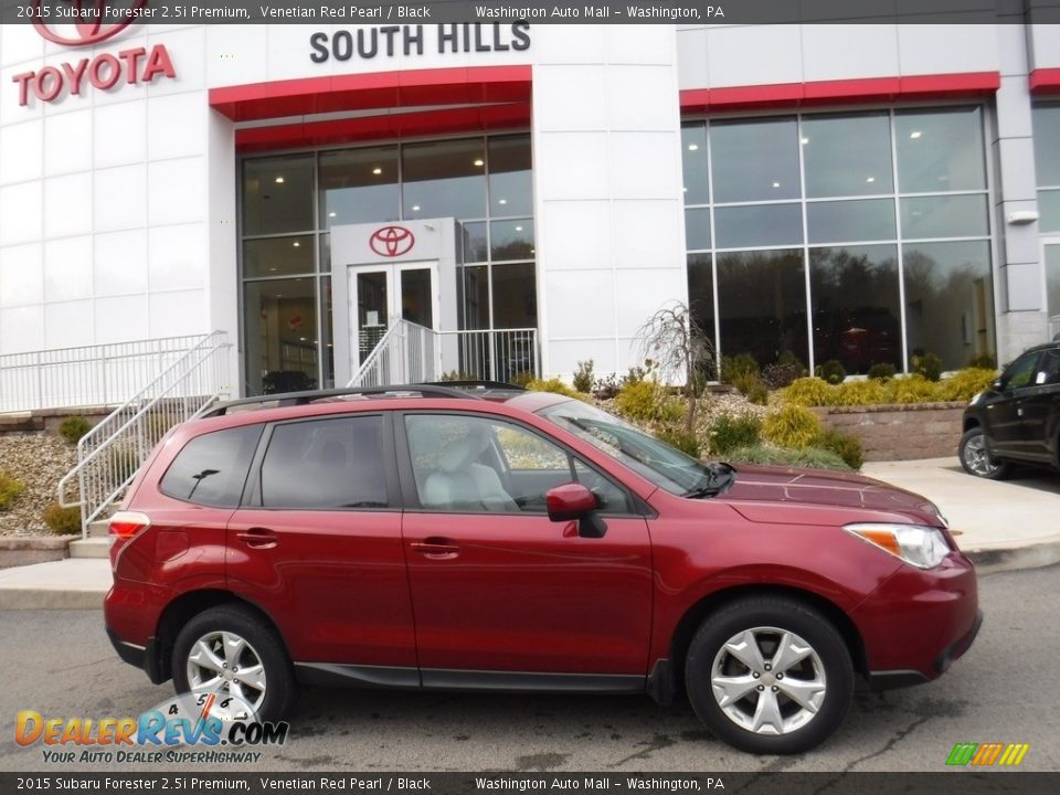 2015 Subaru Forester 2.5i Premium Venetian Red Pearl / Black Photo #2