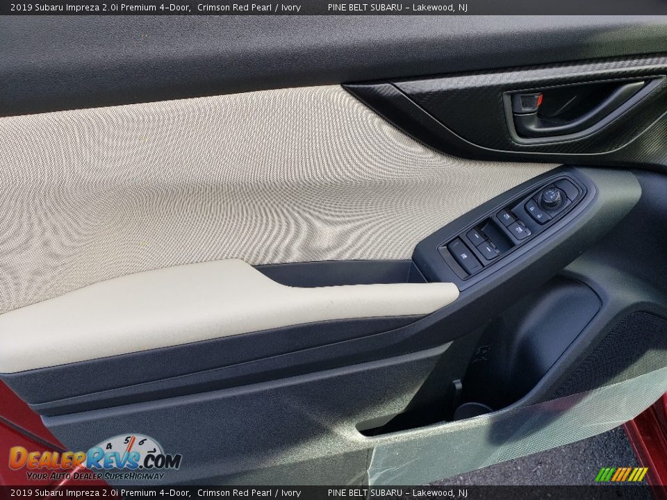 2019 Subaru Impreza 2.0i Premium 4-Door Crimson Red Pearl / Ivory Photo #8