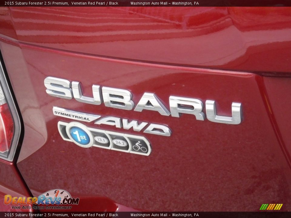 2015 Subaru Forester 2.5i Premium Venetian Red Pearl / Black Photo #12