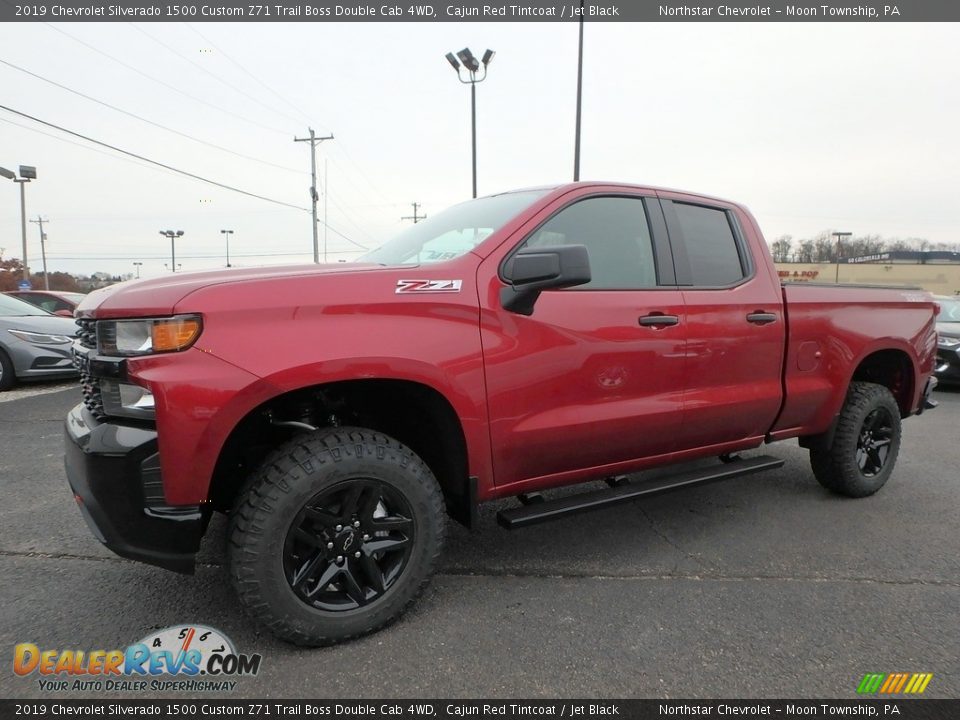 2019 Chevrolet Silverado 1500 Custom Z71 Trail Boss Double Cab 4WD Cajun Red Tintcoat / Jet Black Photo #1